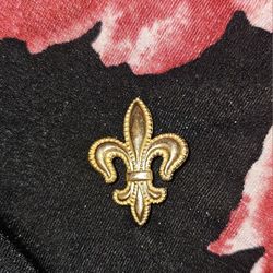 Vintage Fleur De Lis 10k Gold Filled Pin Brooch