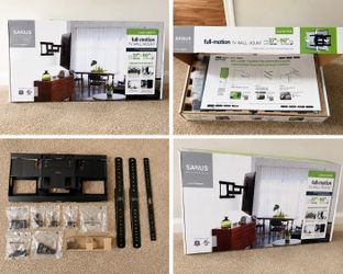 Brand New Sanus Full Motion TV Wall Mount 37”-90”