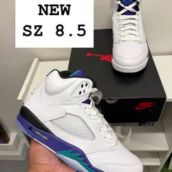 NEW Air Jordan 5 Grape SZ 8.5
