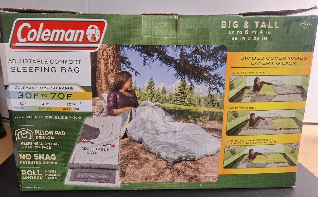 COLEMAN BIG & TALL SLEEPING BAG
