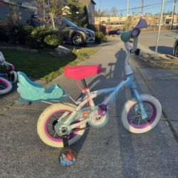 12” Bike With Training Wheels