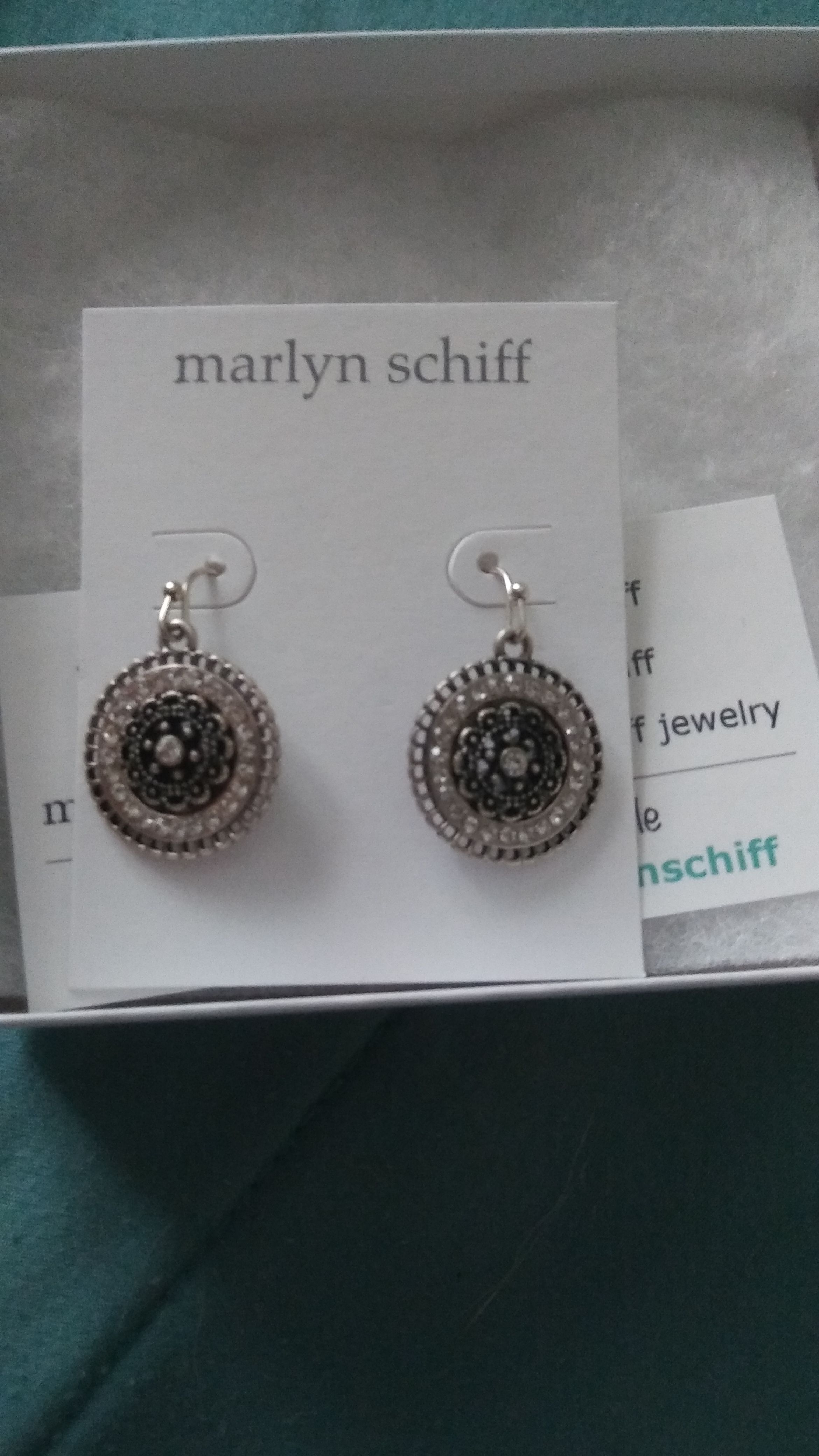 Marlyn schiff delilah sale round crystal earrings