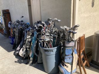 Golf clubs $5-10 each