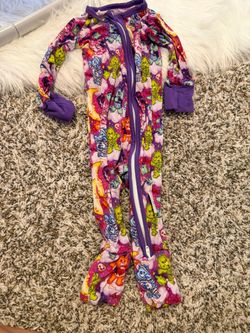 Baby girl bamboo Halloween care bear sleeper. Size 6 months