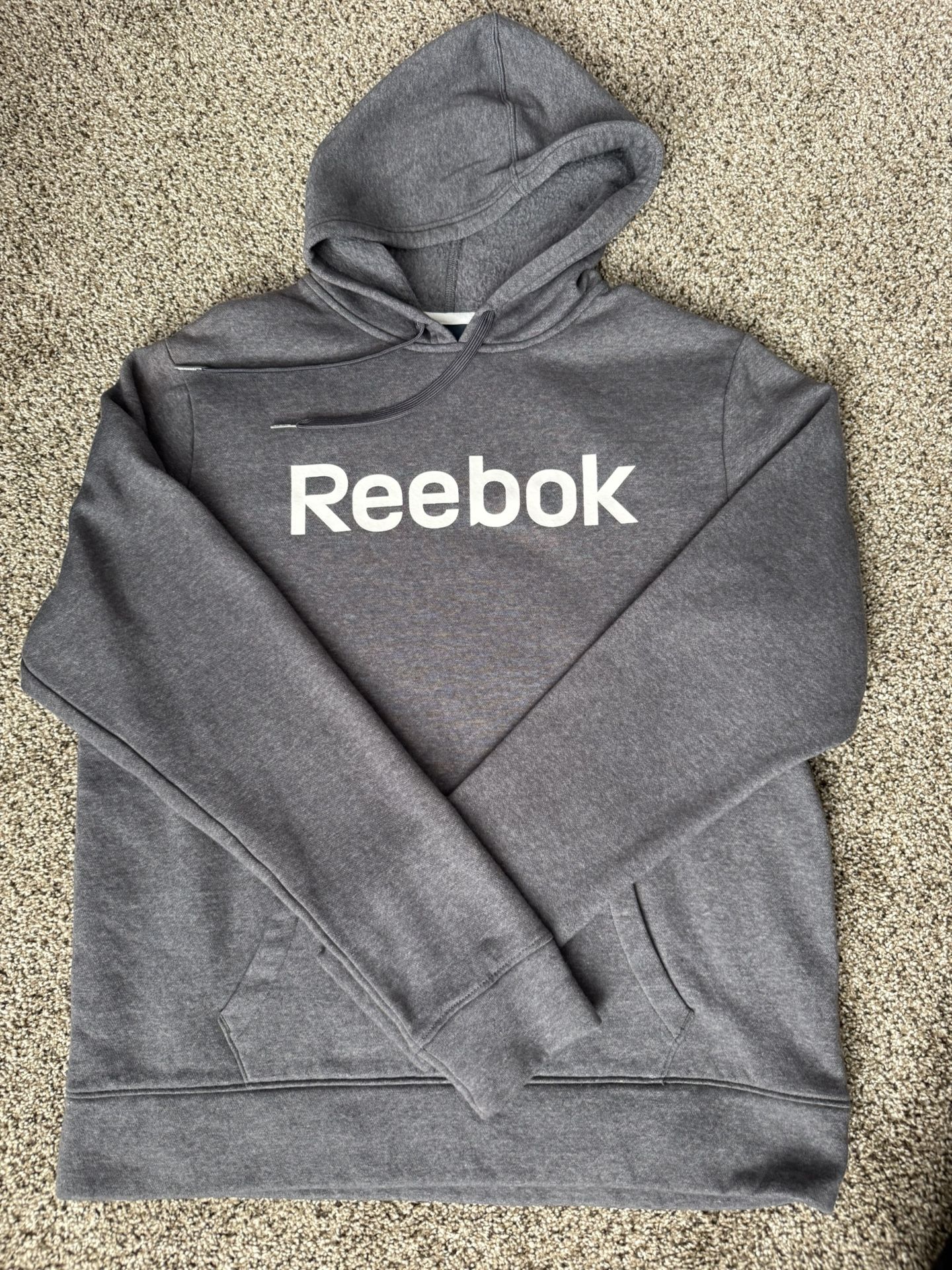 Reebok Gray Pullover Hoodie
