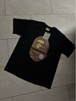 Brown and black Bape tee