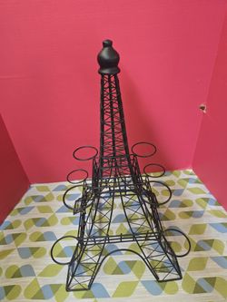 Eiffel Tower Metal 8 Candle Holder 
