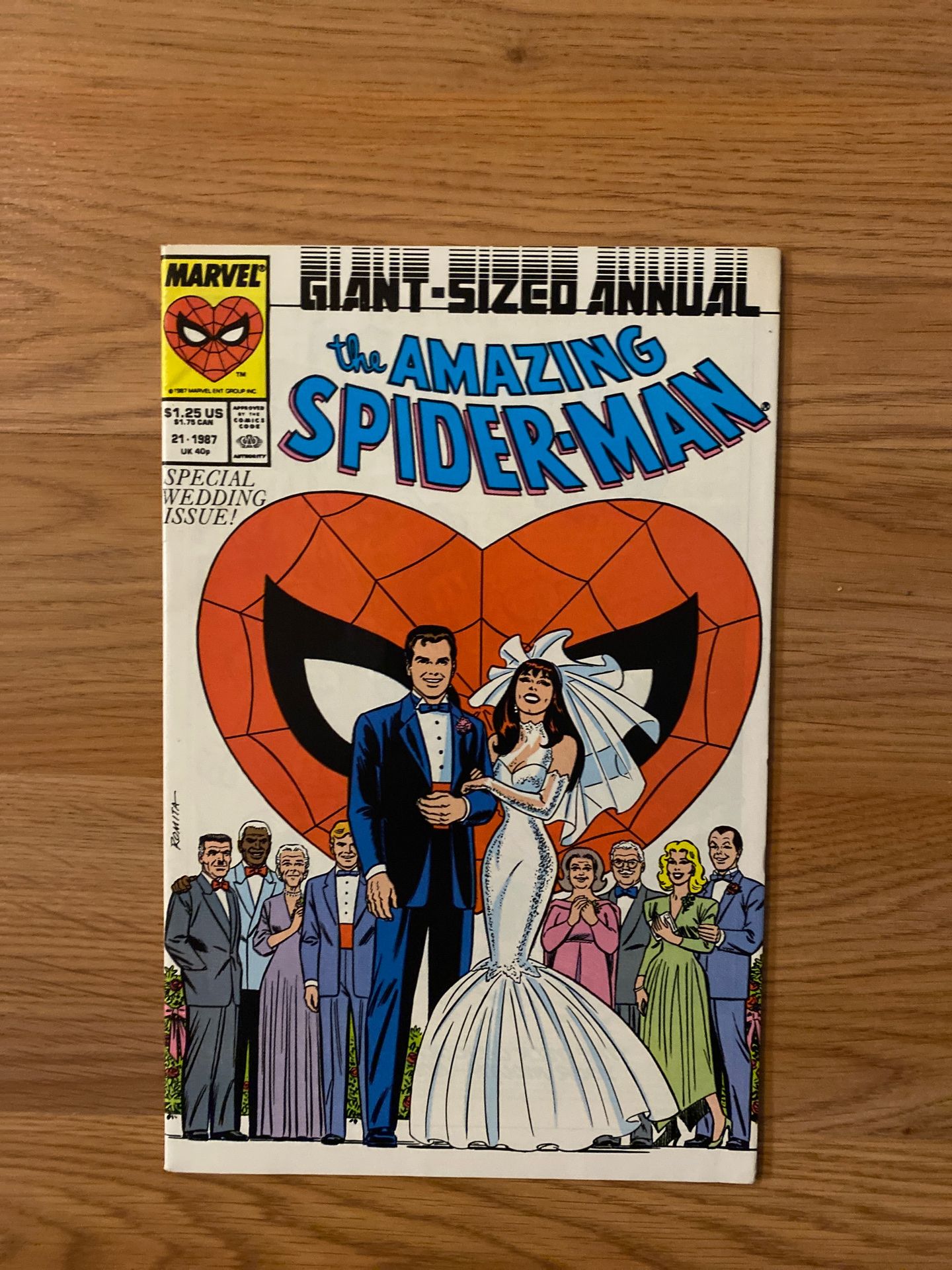Amazing Spider-Man Annual 21 The Wedding includes Wedding Invitation