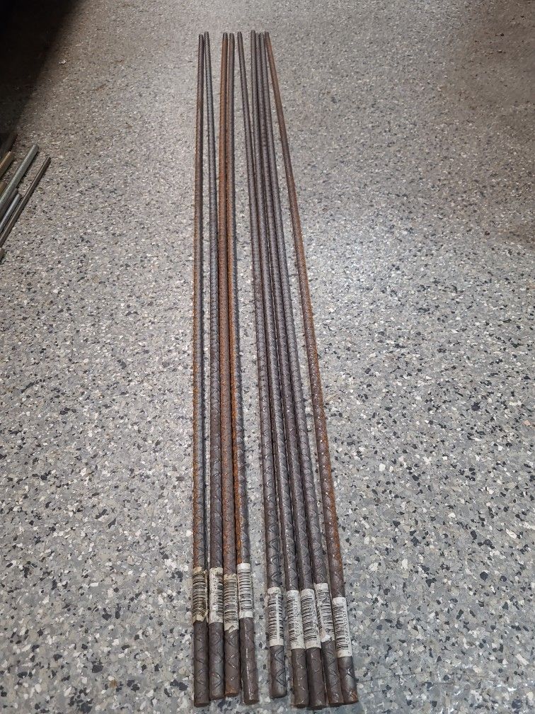 1/2" X 48" Rebar 9 Piece Lot