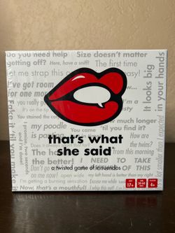 “That’s What She Said” Party Game – Brand New (Sealed) 🎉😏