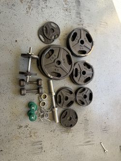 Bench Press Seat And Weights 