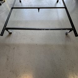 Adjustable Bed Frame (with wheels)