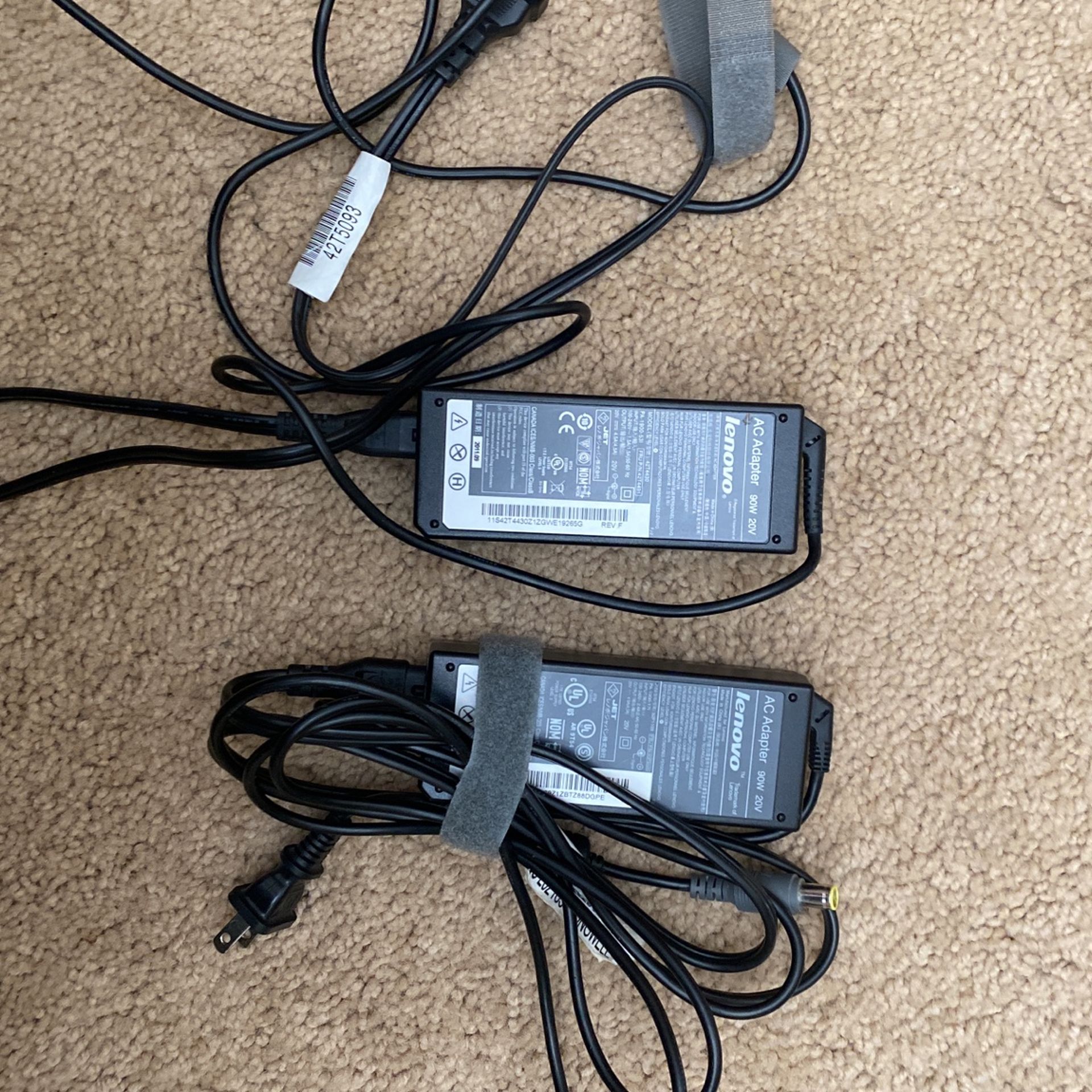 Lenovo Laptop AC Adapter 90w 20v