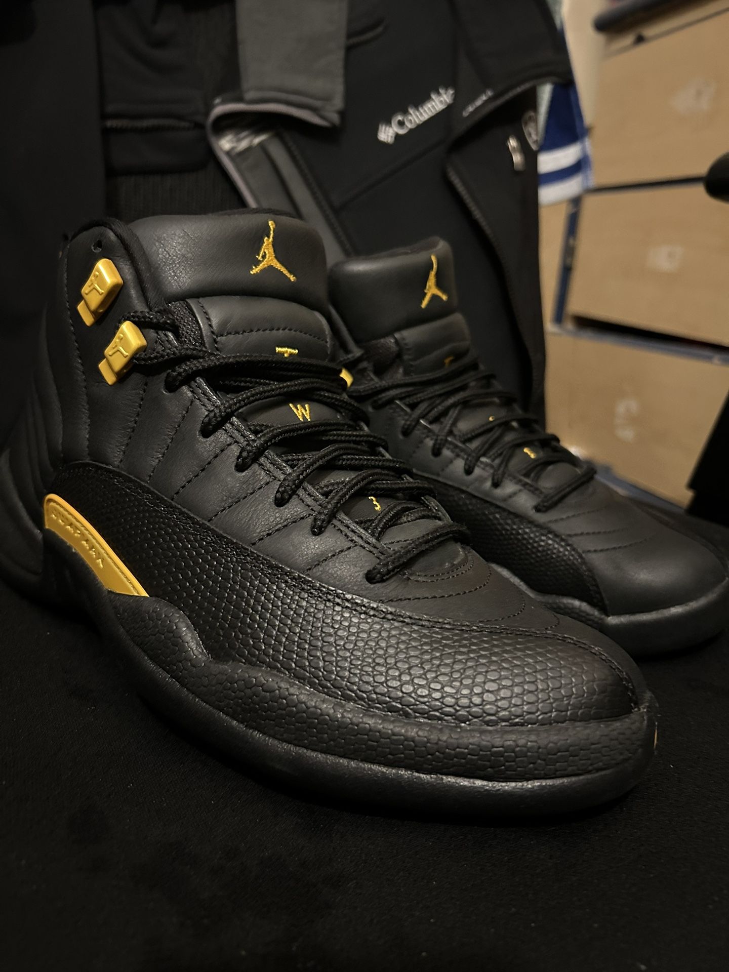 Jordan 12 Black Taxi