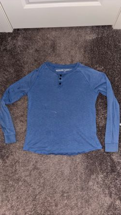 Mossimo Supply Co blue henley