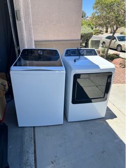 GE washer and dryer