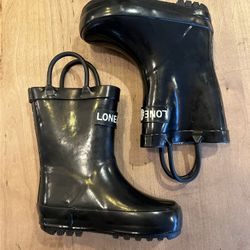 Lone Cone Rubber Boots Kids Size 4 Like New!