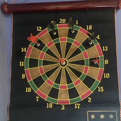 Magnetic "Dart" Board & Baseball Game