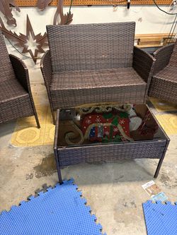 Wicker furniture