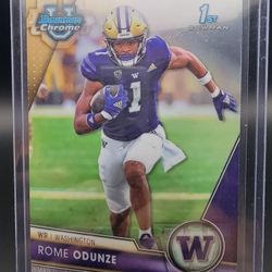 Rome Odunze Bowman 1st Card