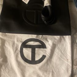 Black Medium Telfar Bag 