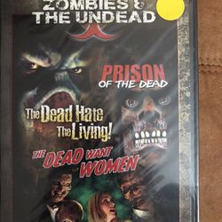DVD Zombies & The Undead (3 Rare Movies In One)