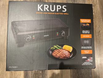 Krups Smokeless Indoor Electric Grill PG760851