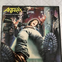Anthrax Spreading The Disease Vinyl Record