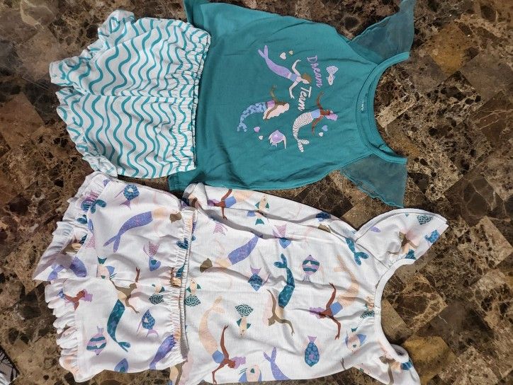 Mermaid Pj Bundle Sz 5T * New*