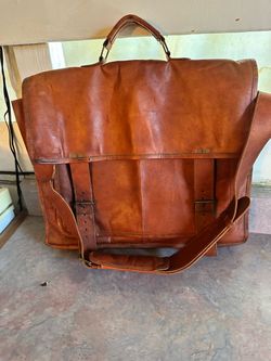Authentic leather briefs case