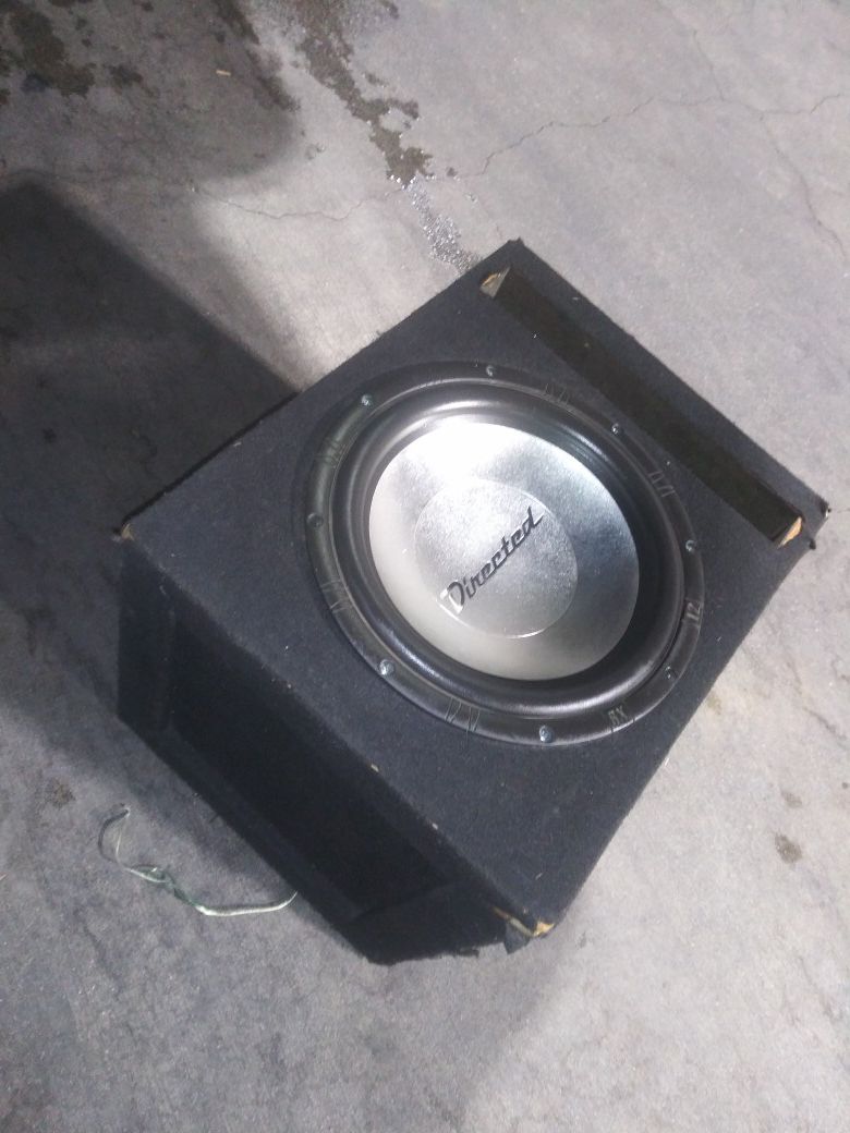 12 inch Subwoofer Bass Boom Box with Ported Enclosure