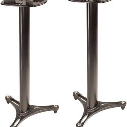 Ultimate Support MS-90 Studio Monitor Stands Pair Black 36 inch.