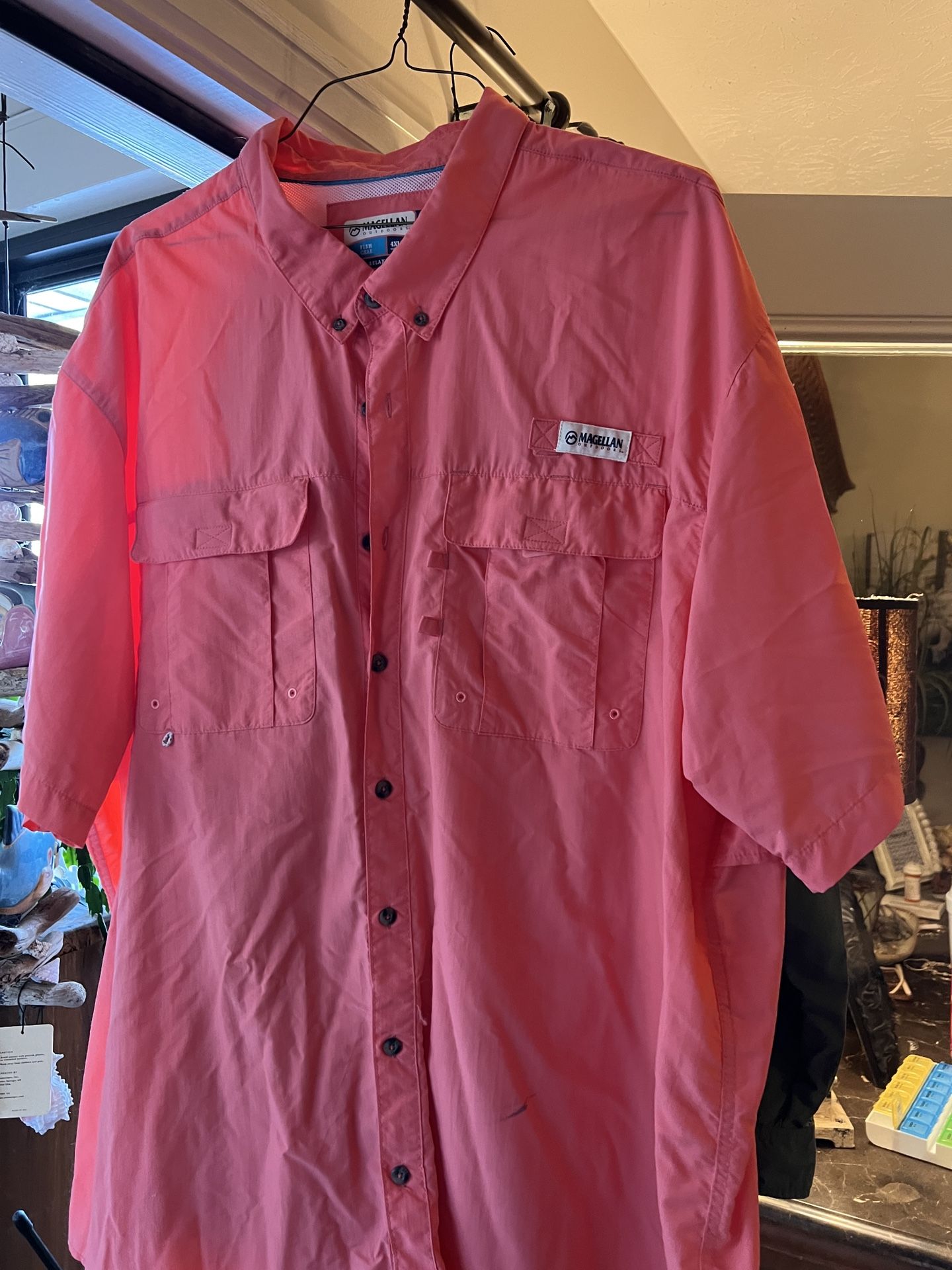 Magellan, short sleeve men’s shirt size 4X