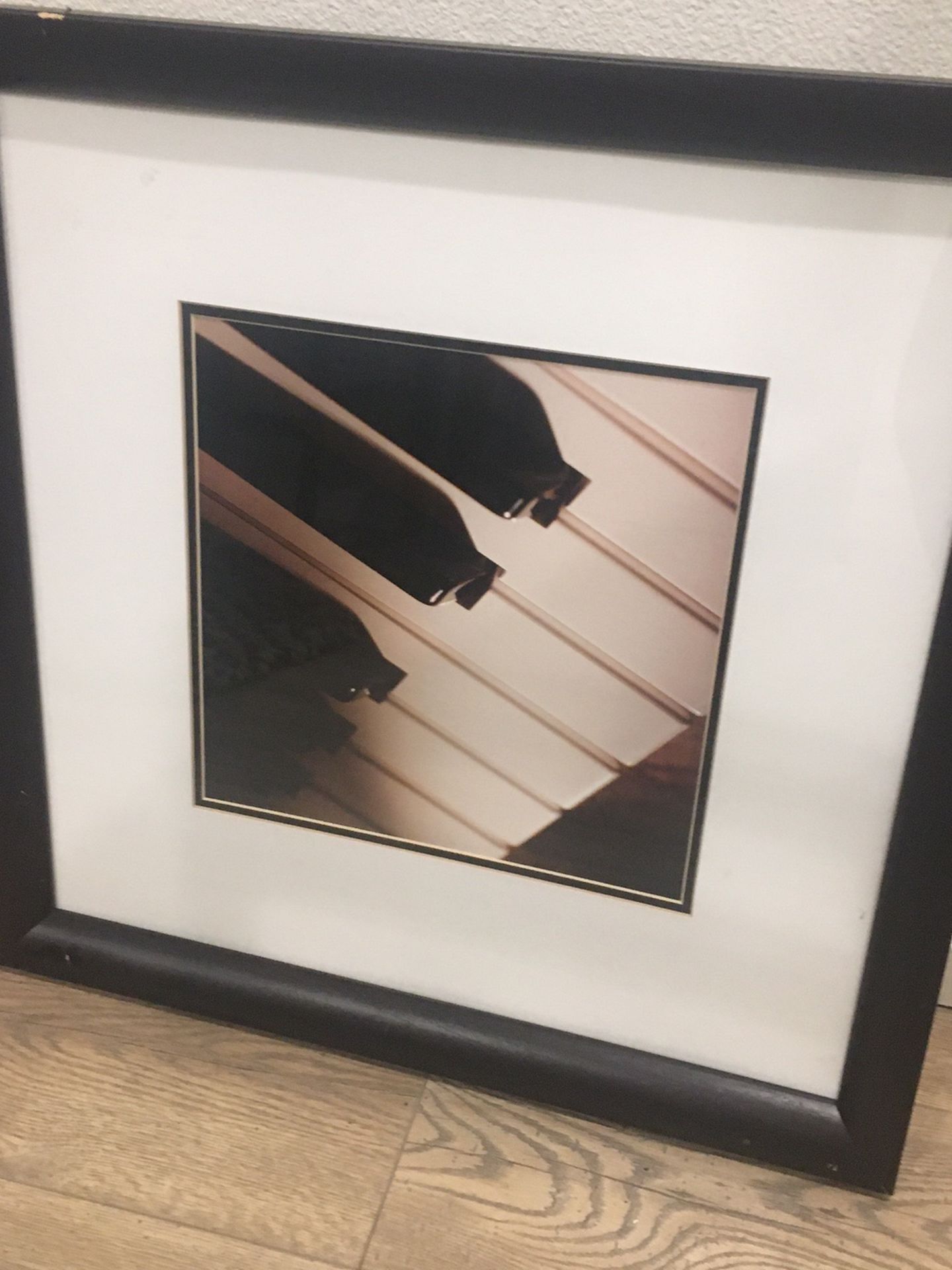 Piano Photo Framed