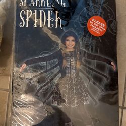 Very Cute Girl Costume Sparkling Spider 