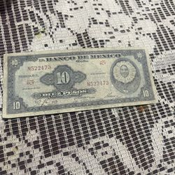 10 Pesos Bill