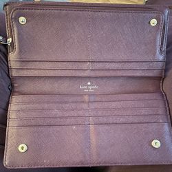 Kate Spade Wallet -Burgundy $30 OBO