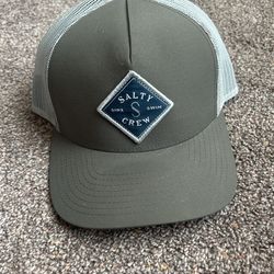 Salty Crew Grey/olive Snapback