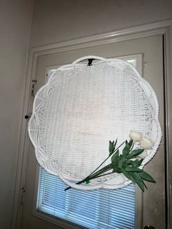 Wicker Tray /Wreath