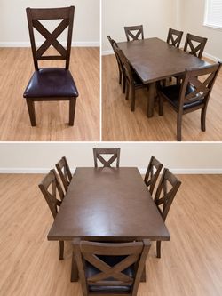 Dining Table Set with 6 Chairs
