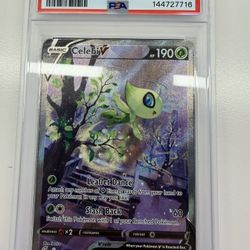Celebi V (Alternate Full Art) 245/264 Swsh08: Fusion Strike Holo