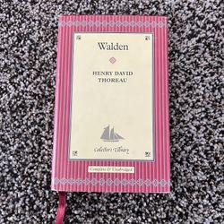 Book- Walden by Henry David Thoreau
