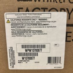 Whirlpool Dishwasher Pump and Motor Assembly