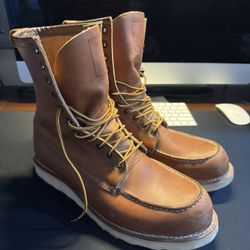 Red Wing Work Boots 10877 Size 12 D USED Twice