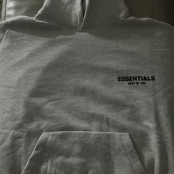 Grey Essentials Hoodie
