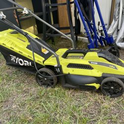 RYOBI CORDED ELECTRIC MOWER (DELIVERY AVAILABLE)
