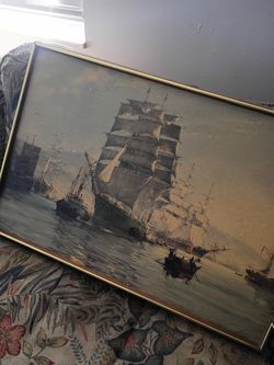 Vintage Boat Print