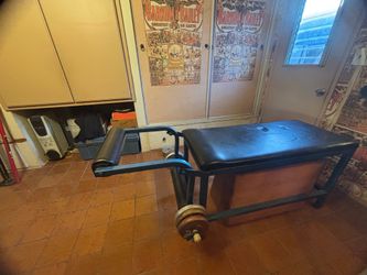 Leg extension curl machine