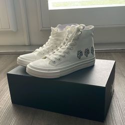 Darc Sport Men’s Size 7 And Women’s Size 8 White High Top 