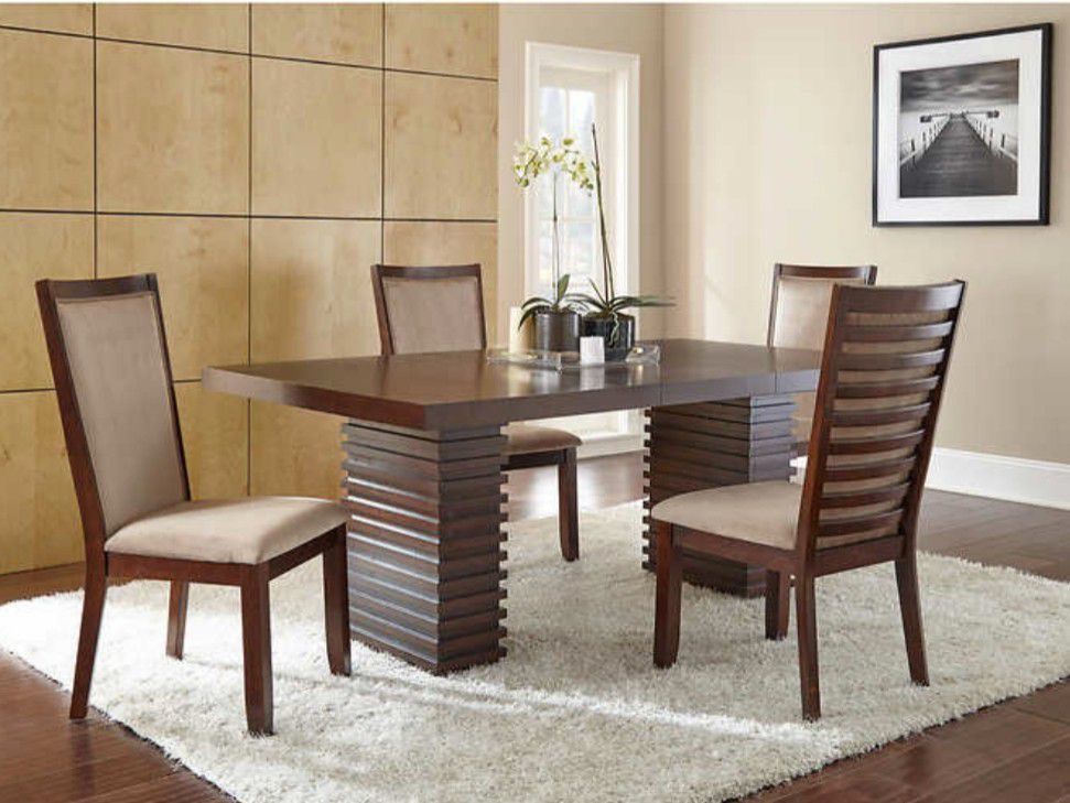 6 Seater Extendable  Dining Table(4chairs And Bench ) On 